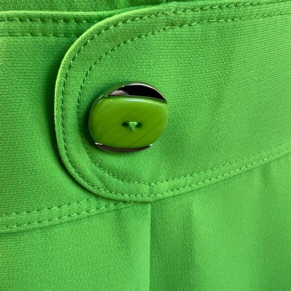 Tahari ASL Bright Green Sleeveless Lined Sheath Dress Size 12P - Picture 8 of 8